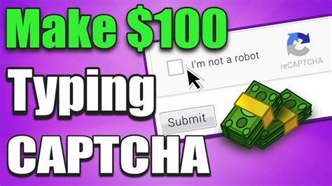 typing captcha for money.